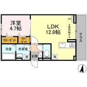 DーROOMやはたⅡの間取り画像