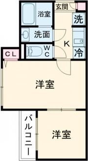 レジデンスウエスト小作の間取り画像