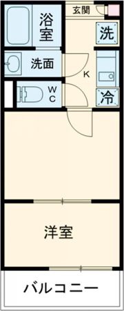 レジデンスウエスト小作の間取り画像
