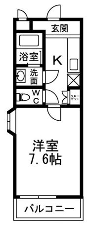 エタニティコートⅠ番館の間取り画像