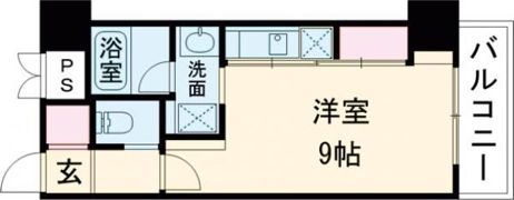 コプリー キタハナダの間取り画像