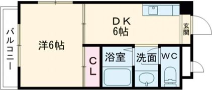 公園前ウエストハイツの間取り画像