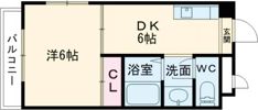 公園前ウエストハイツの間取り画像