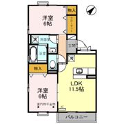 リビングタウン小松壱番館の間取り画像
