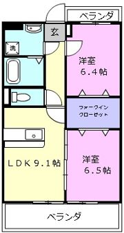 マジェスティの間取り画像