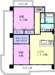 コーディアルコート津の間取り画像