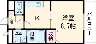 アムール Halekulaniの間取り画像