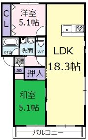 ル・クール トロワの間取り画像