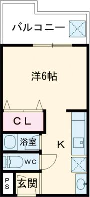 シャルル四条畷駅前の間取り画像
