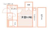 パレス長岡第2の間取り画像