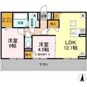 D-ROOM GRACIA A棟の間取り画像