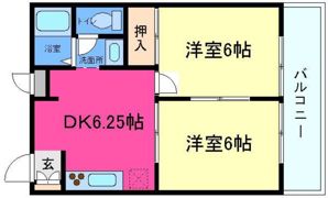 清水ハイツの間取り画像