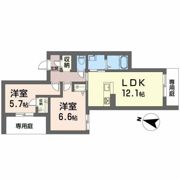 ベレオ チェラーグⅡの間取り画像