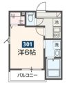 MELDIA武里Ⅱの間取り画像