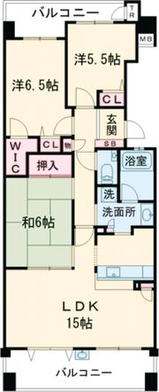 アーバングランディア庚午の間取り画像