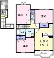 グレイスフルフィールドⅤの間取り画像