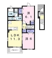 ポラリス・K2 Bの間取り画像