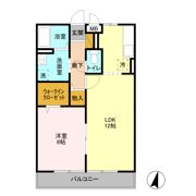 サンライズ蒲生の間取り画像