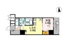 グランセジュール江坂 住居の間取り画像
