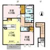 クローバー青山の間取り画像