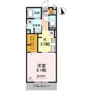 Be・Allayedの間取り画像