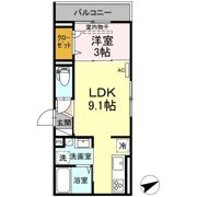 ペルル新広の間取り画像