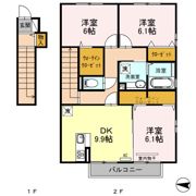 レジーナ富の原の間取り画像