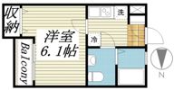 Claire天王台の間取り画像
