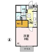 ル クレール ブラン ABの間取り画像