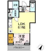 Aoiパレス溝の口の間取り画像