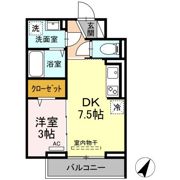 Aoiパレス溝の口の間取り画像