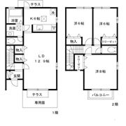 リビングタウン狭山池 F棟の間取り画像