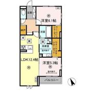 リアン朝霧の間取り画像