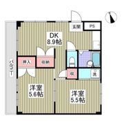 只見ハイツの間取り画像