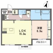 メゾンマスト名須川B棟の間取り画像