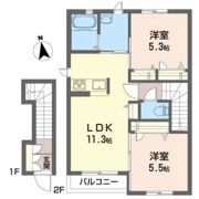 シャーメゾン朝日ヶ丘Aの間取り画像