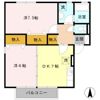 エルクレール Bの間取り画像