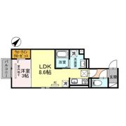 ピアコート原際の間取り画像