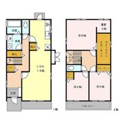 大野貸家 Bの間取り画像