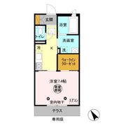 カーサリヴェール杢師 Aの間取り画像