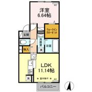 ヒルズ萩山の間取り画像