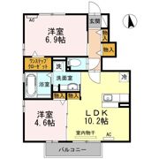 ルミエール B棟の間取り画像