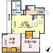 クレール花の間取り画像