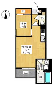 REGALEST 3（レガリスト トロワ）の間取り画像