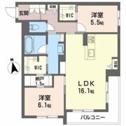 シャーメゾン胡蝶の間取り画像