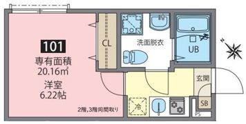 ZEN Machiyaの間取り画像