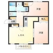 タウニークレイドルAの間取り画像
