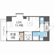 プレサンスNEO九条ディアシスの間取り画像