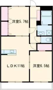 クロノス52鶴羽田の間取り画像