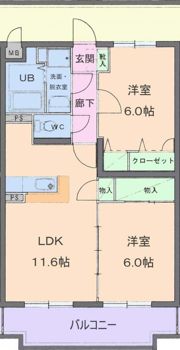 エヌケイガーデンの間取り画像